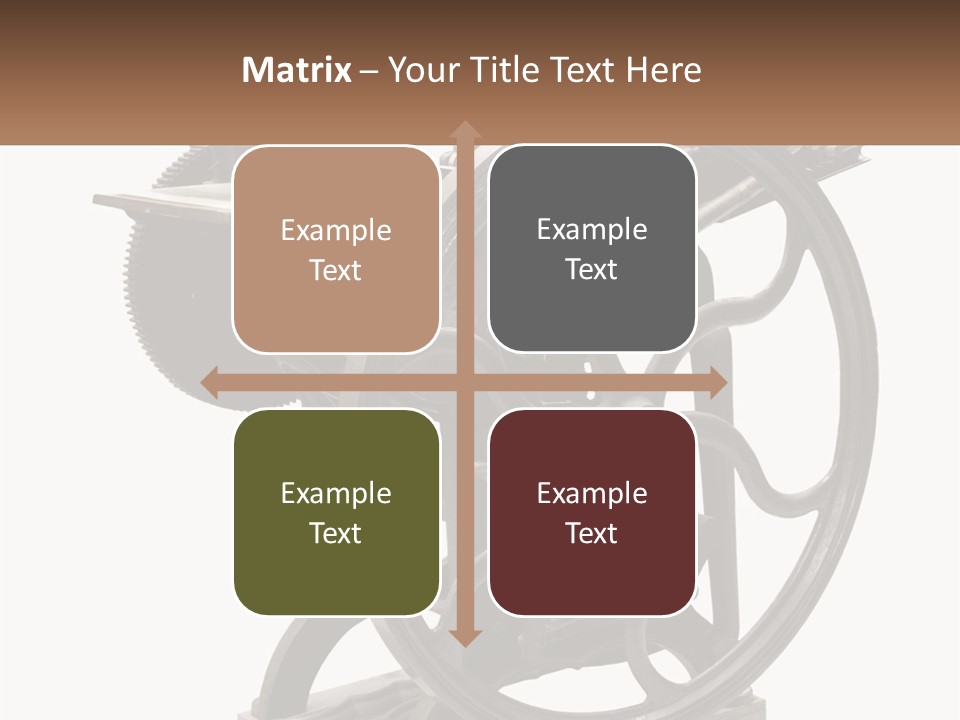 Mechanism Craft Black PowerPoint Template