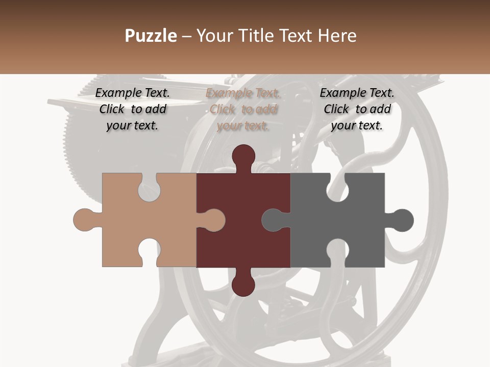 Mechanism Craft Black PowerPoint Template