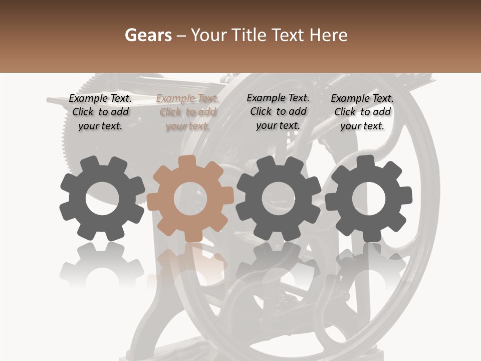 Mechanism Craft Black PowerPoint Template