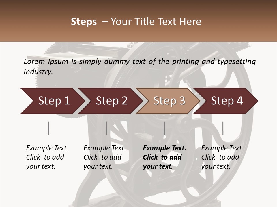 Mechanism Craft Black PowerPoint Template