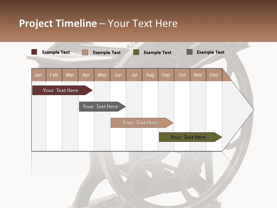 Mechanism Craft Black PowerPoint Template