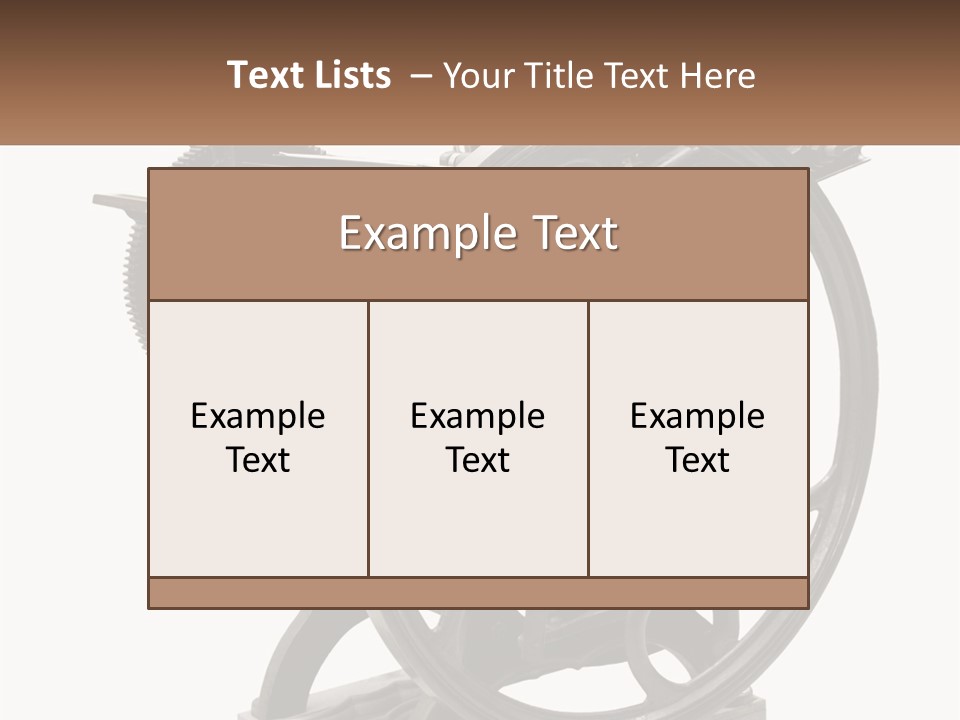 Mechanism Craft Black PowerPoint Template