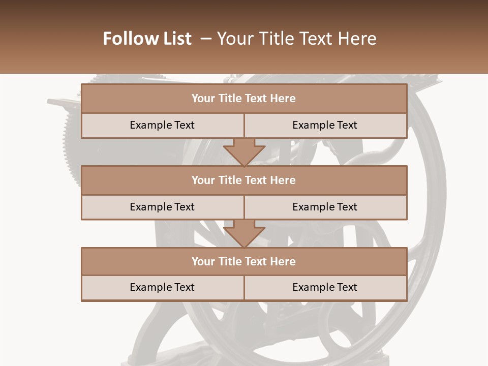Mechanism Craft Black PowerPoint Template