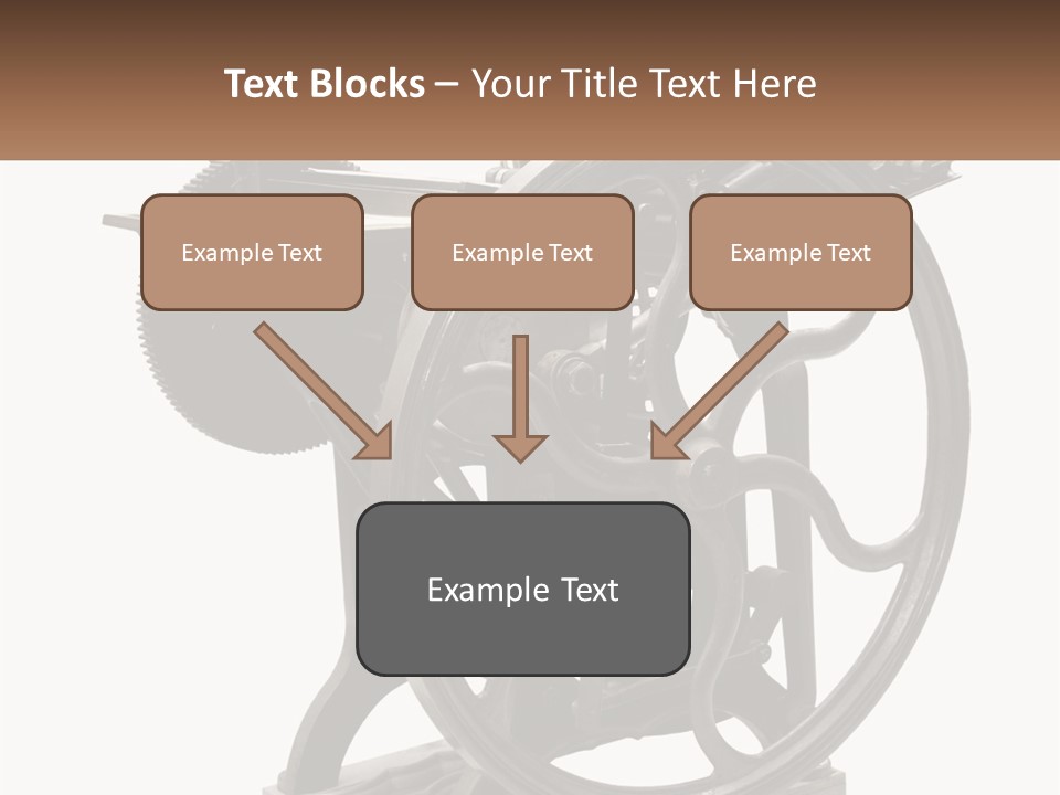 Mechanism Craft Black PowerPoint Template