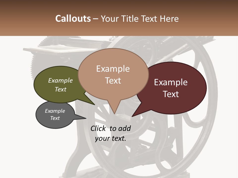 Mechanism Craft Black PowerPoint Template