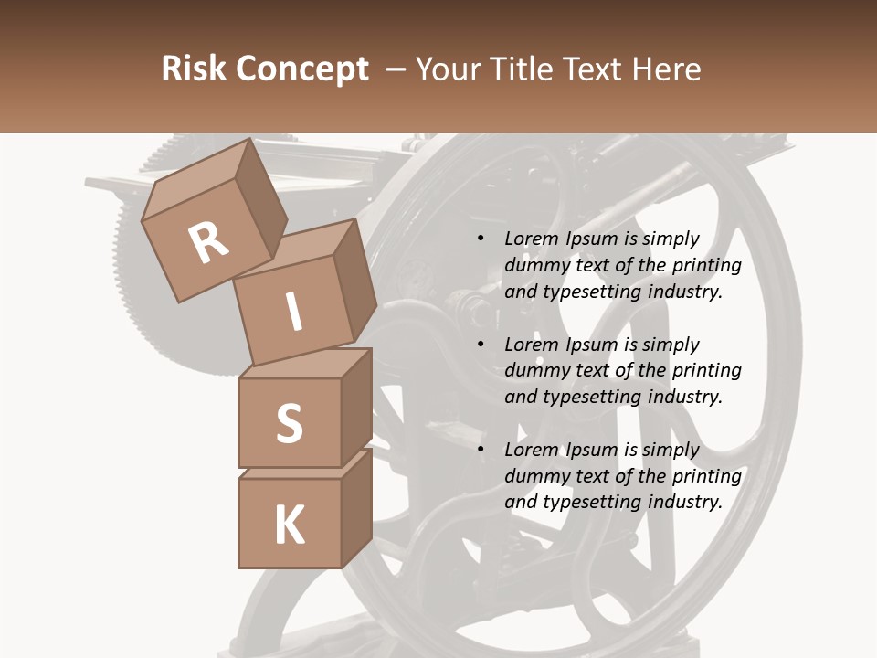 Mechanism Craft Black PowerPoint Template