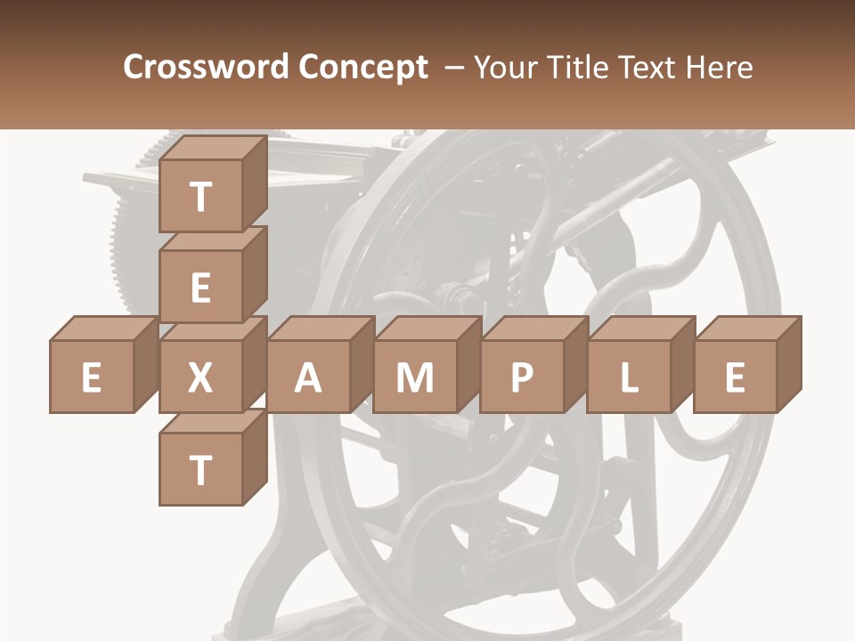 Mechanism Craft Black PowerPoint Template