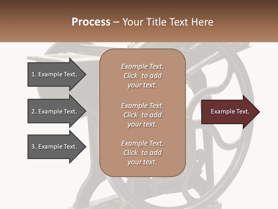 Mechanism Craft Black PowerPoint Template