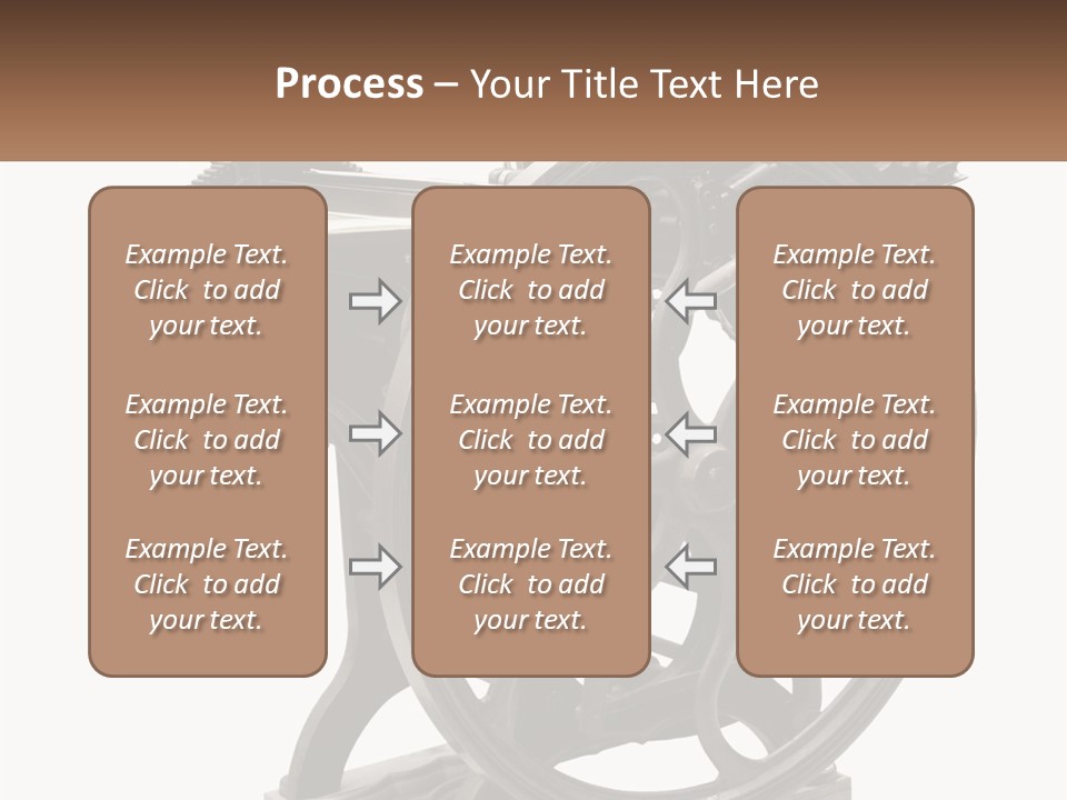 Mechanism Craft Black PowerPoint Template