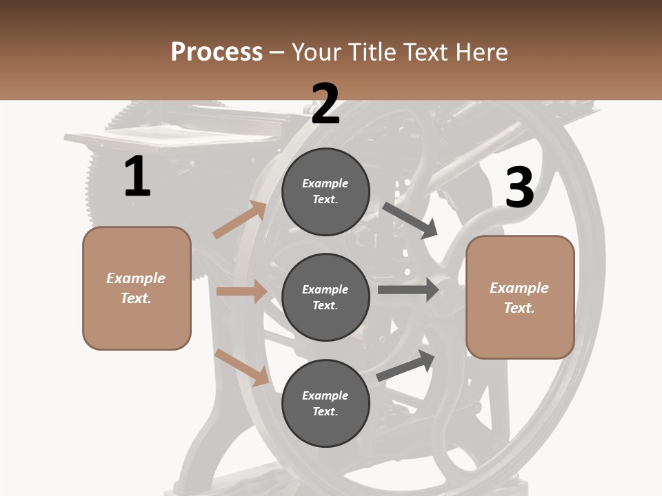 Mechanism Craft Black PowerPoint Template