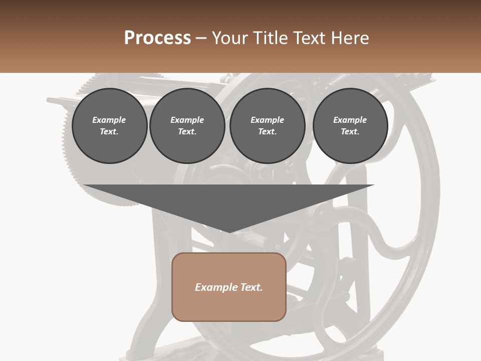 Mechanism Craft Black PowerPoint Template