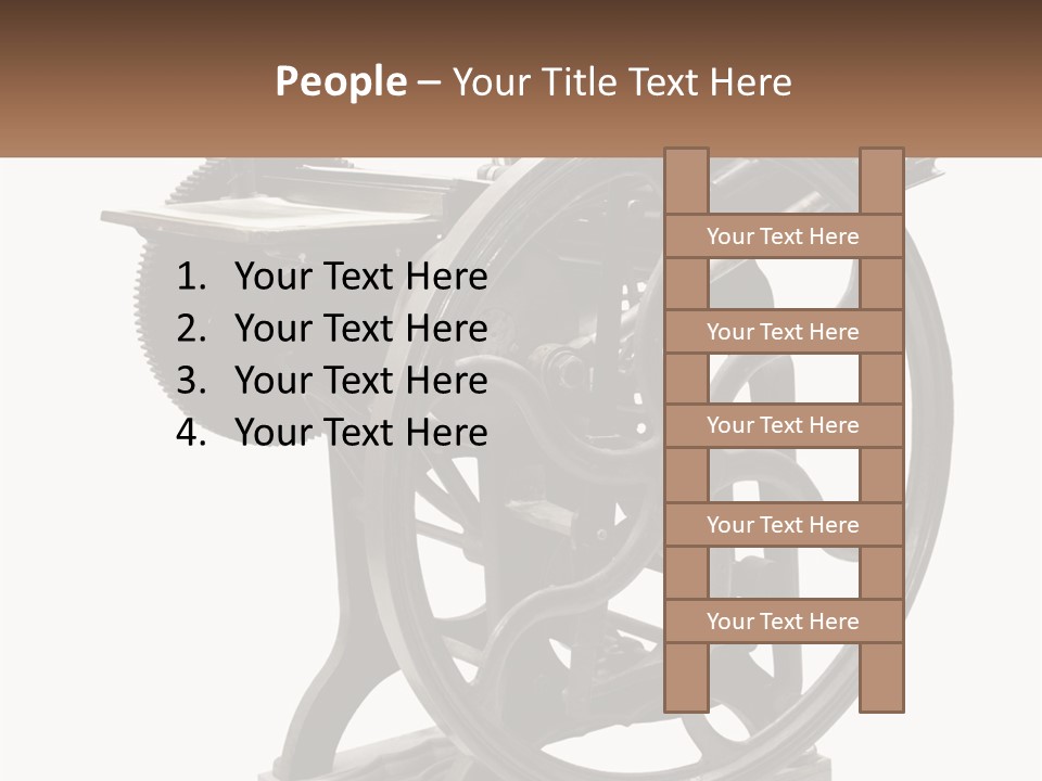 Mechanism Craft Black PowerPoint Template