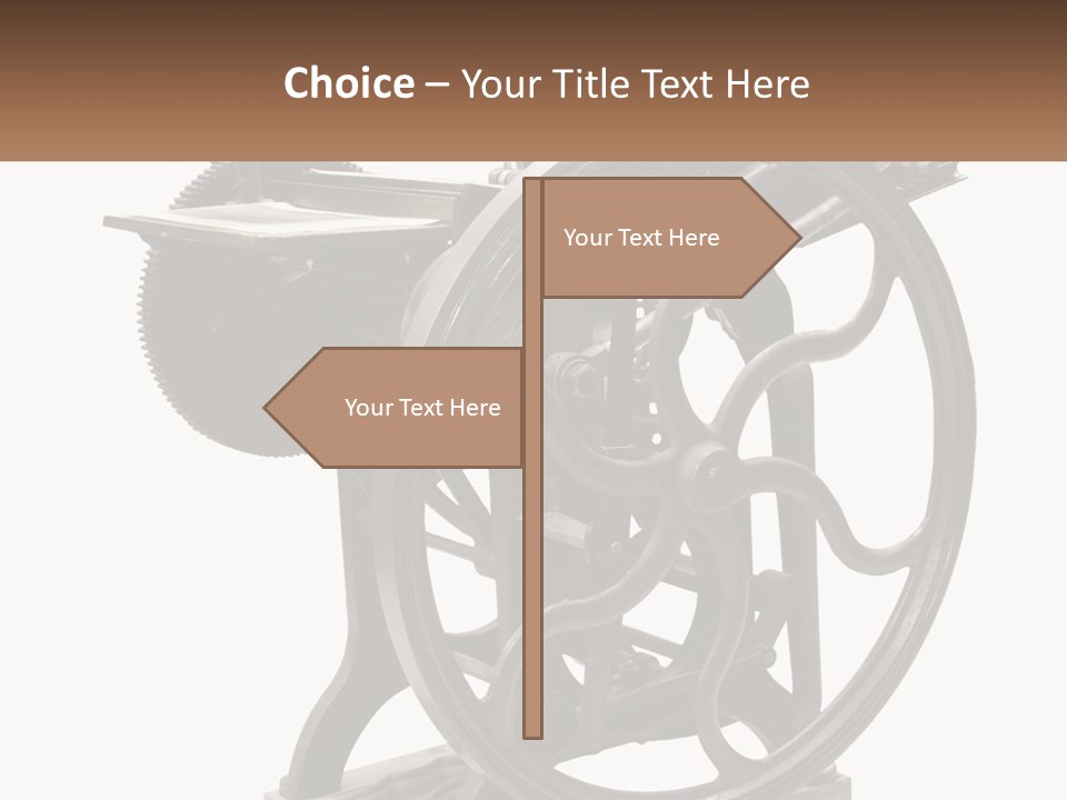Mechanism Craft Black PowerPoint Template