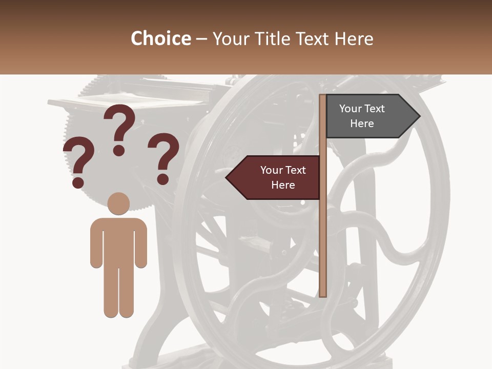 Mechanism Craft Black PowerPoint Template