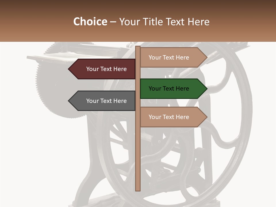 Mechanism Craft Black PowerPoint Template