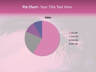 Water Purple Paradise PowerPoint Template