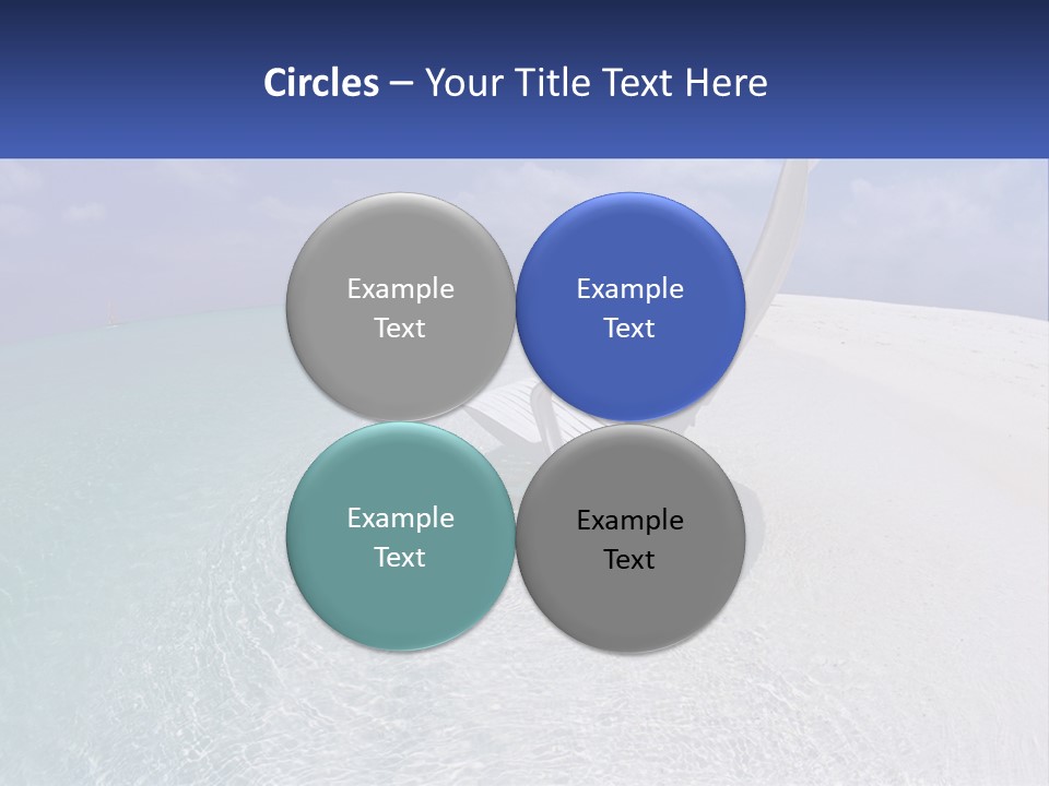 Brightness Ocean Cloud PowerPoint Template