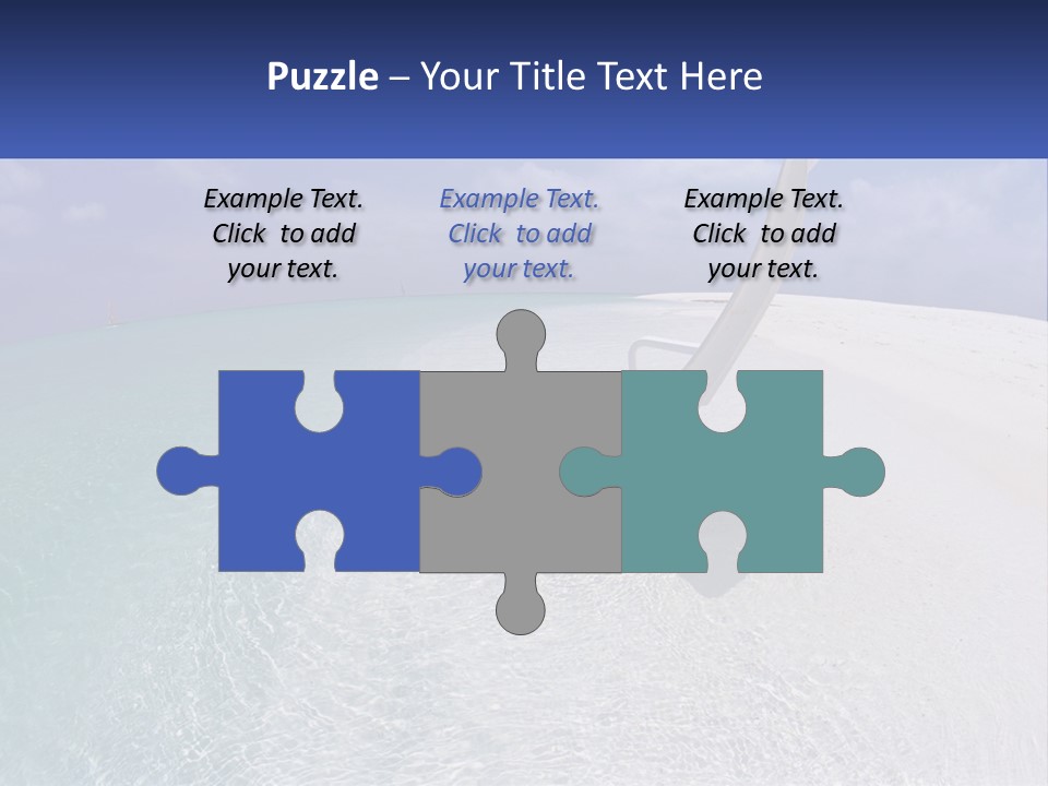 Brightness Ocean Cloud PowerPoint Template