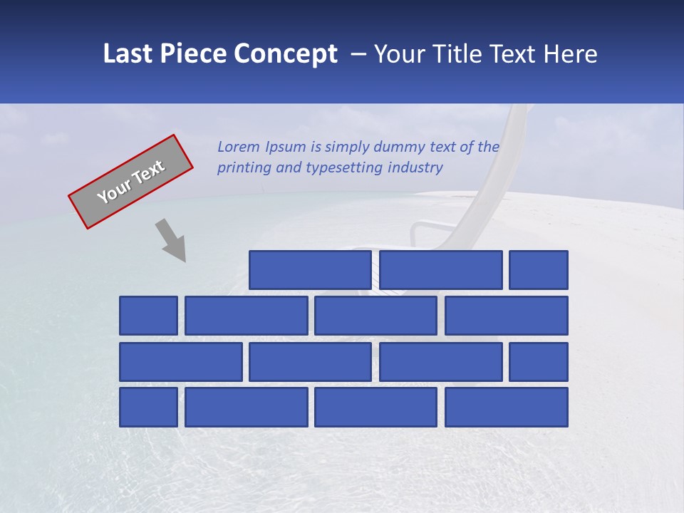 Brightness Ocean Cloud PowerPoint Template