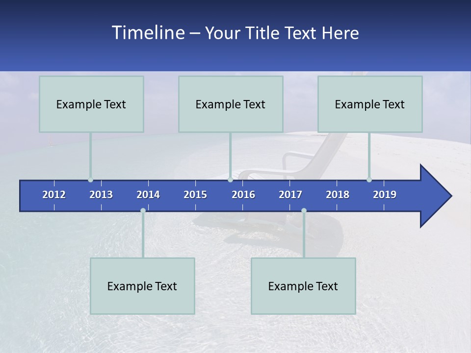 Brightness Ocean Cloud PowerPoint Template
