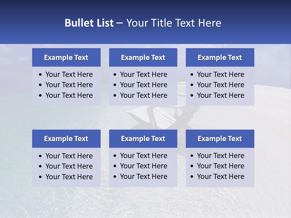 Brightness Ocean Cloud PowerPoint Template