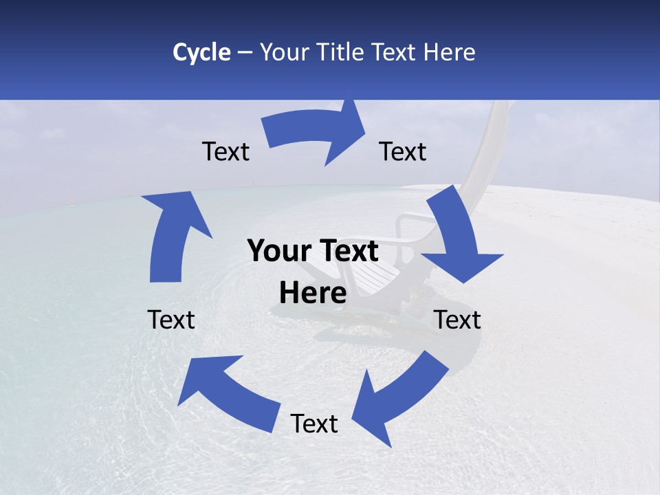 Brightness Ocean Cloud PowerPoint Template