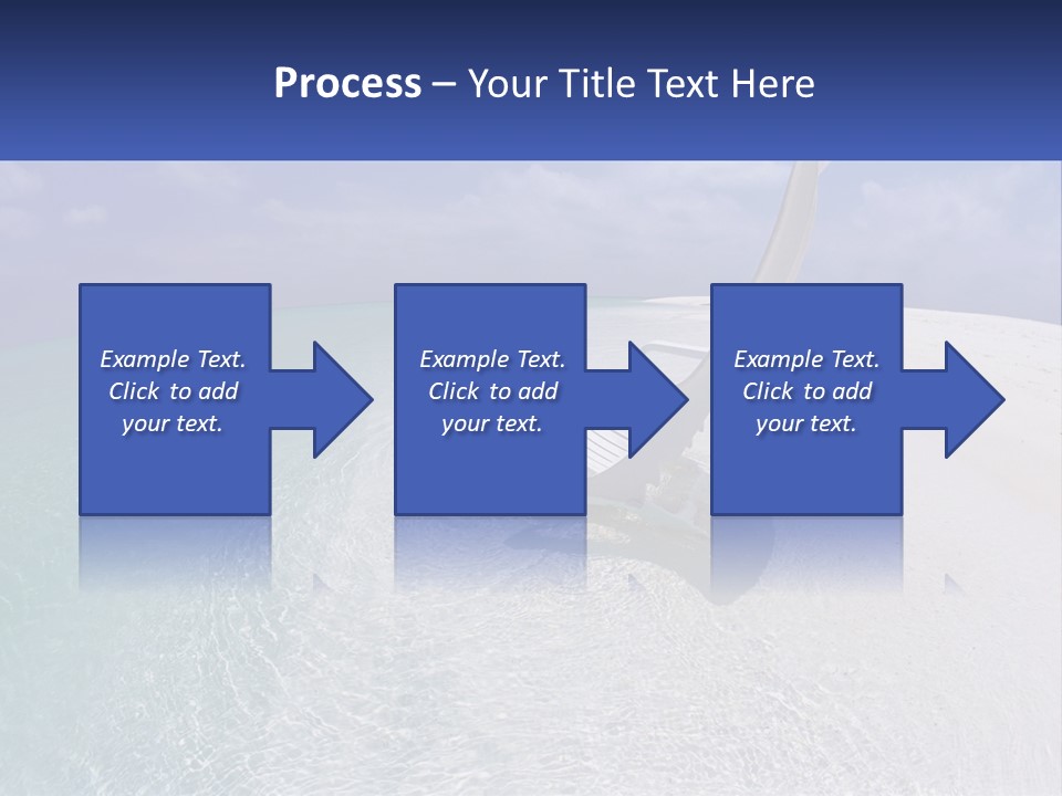 Brightness Ocean Cloud PowerPoint Template
