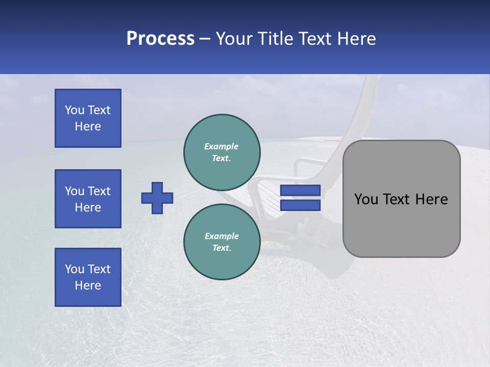 Brightness Ocean Cloud PowerPoint Template