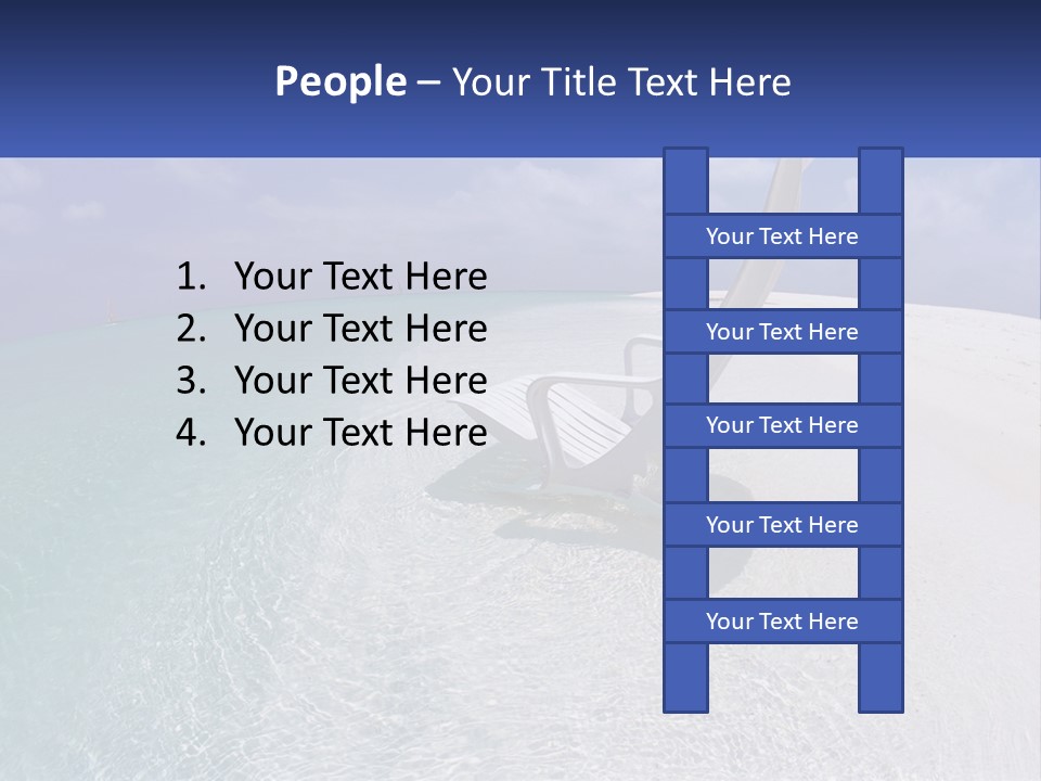Brightness Ocean Cloud PowerPoint Template
