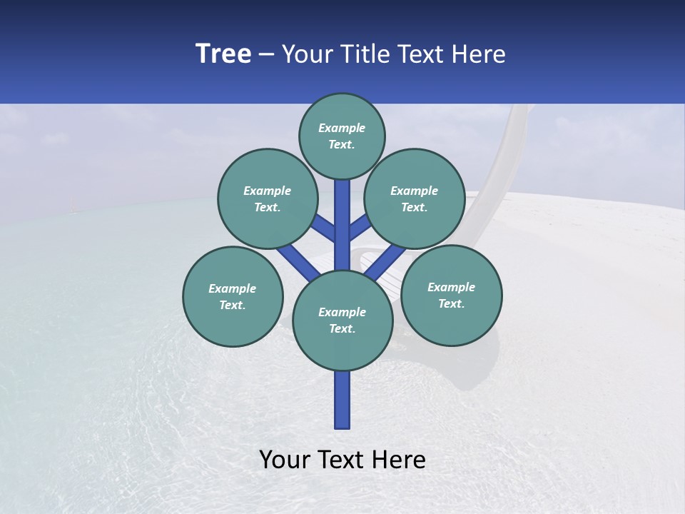 Brightness Ocean Cloud PowerPoint Template