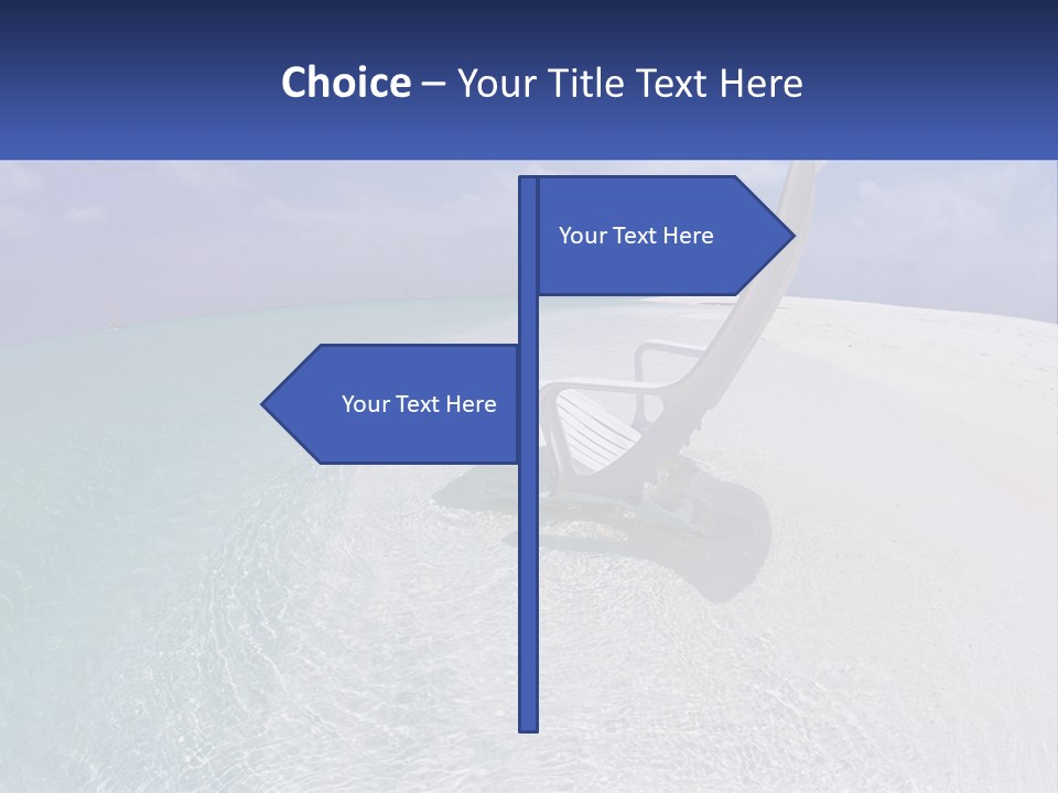 Brightness Ocean Cloud PowerPoint Template
