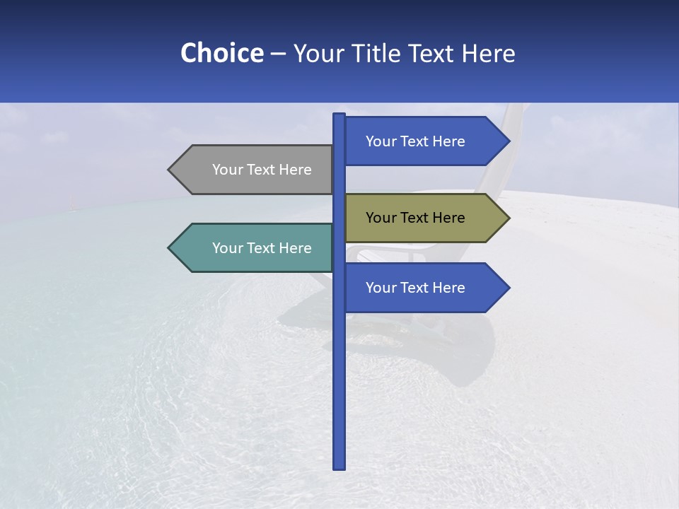 Brightness Ocean Cloud PowerPoint Template