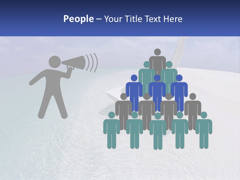 Brightness Ocean Cloud PowerPoint Template