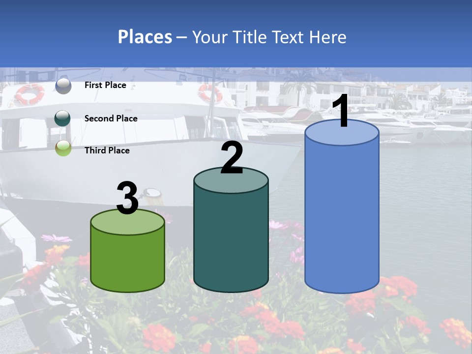 Sun Marina Harbour PowerPoint Template