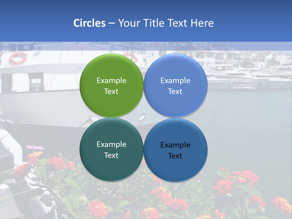 Sun Marina Harbour PowerPoint Template