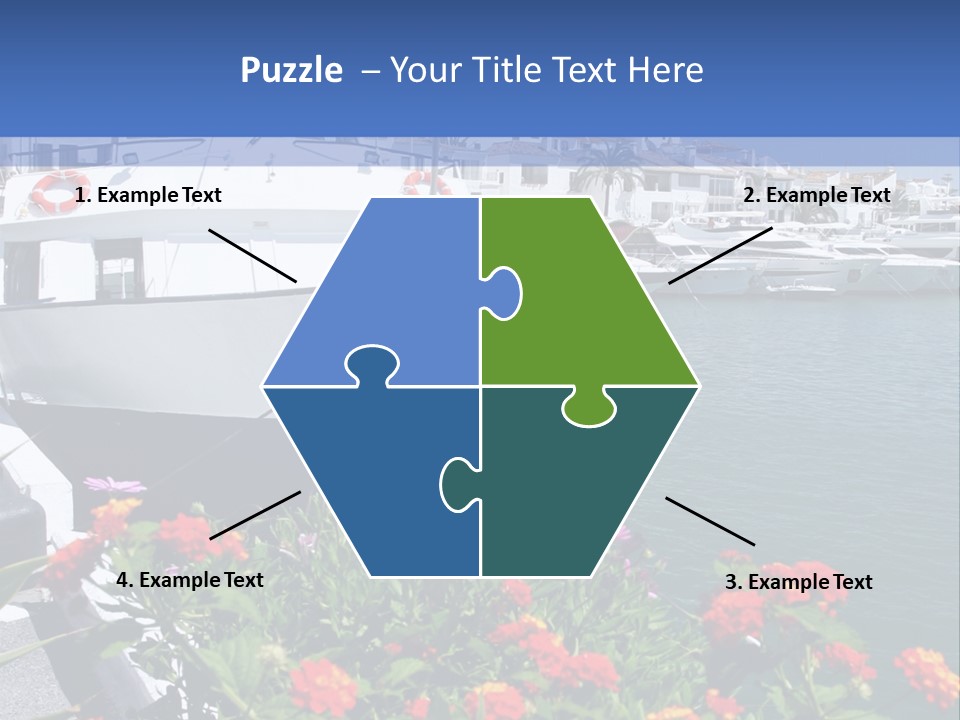 Sun Marina Harbour PowerPoint Template