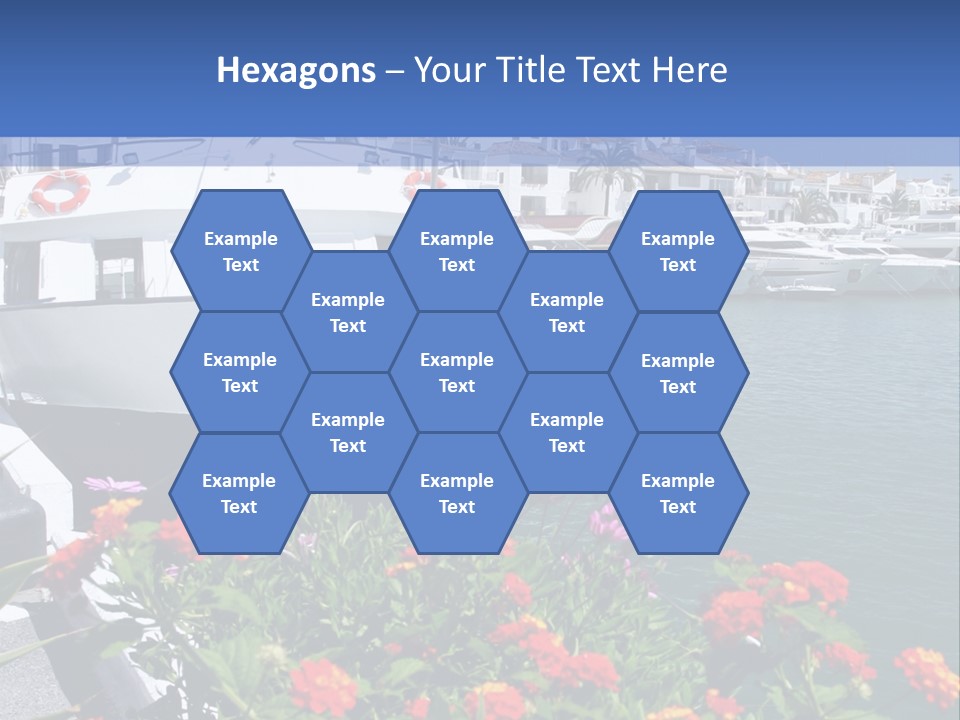 Sun Marina Harbour PowerPoint Template