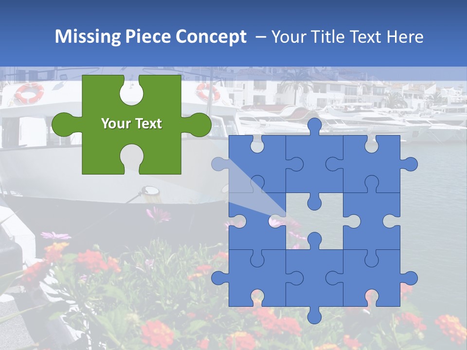 Sun Marina Harbour PowerPoint Template