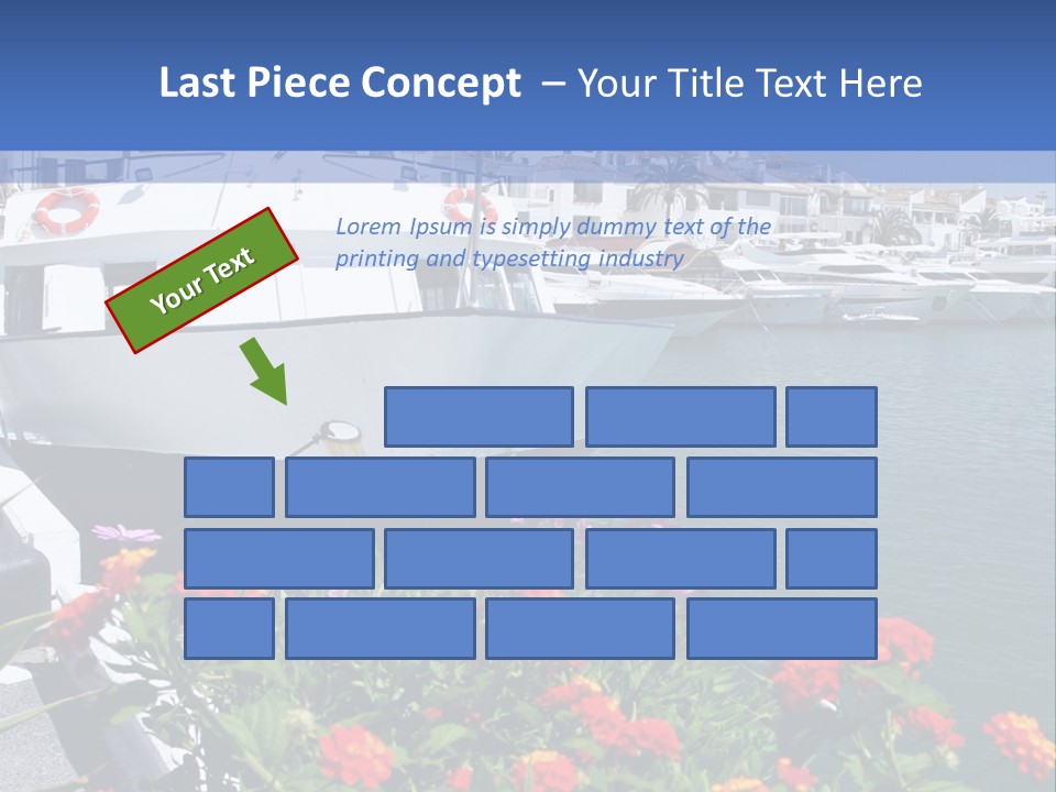 Sun Marina Harbour PowerPoint Template