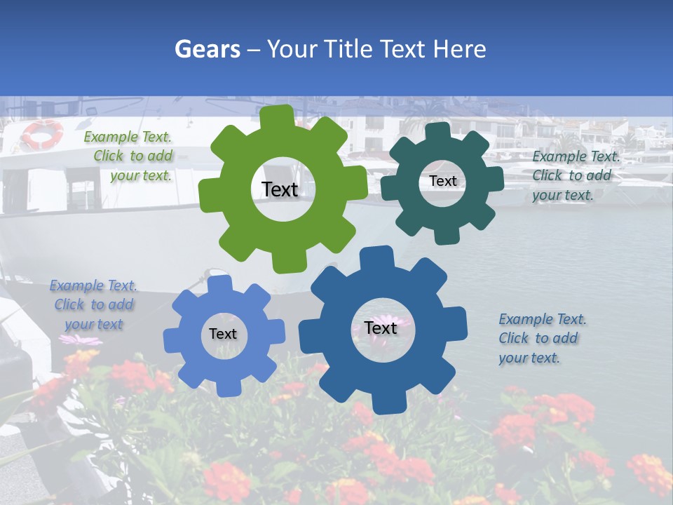 Sun Marina Harbour PowerPoint Template