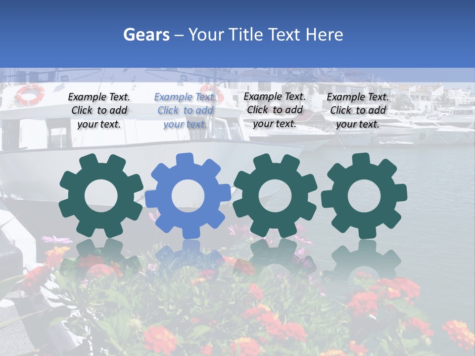 Sun Marina Harbour PowerPoint Template