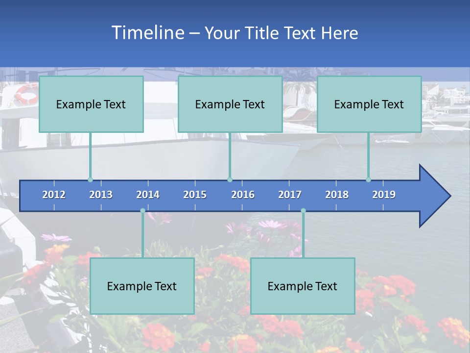 Sun Marina Harbour PowerPoint Template