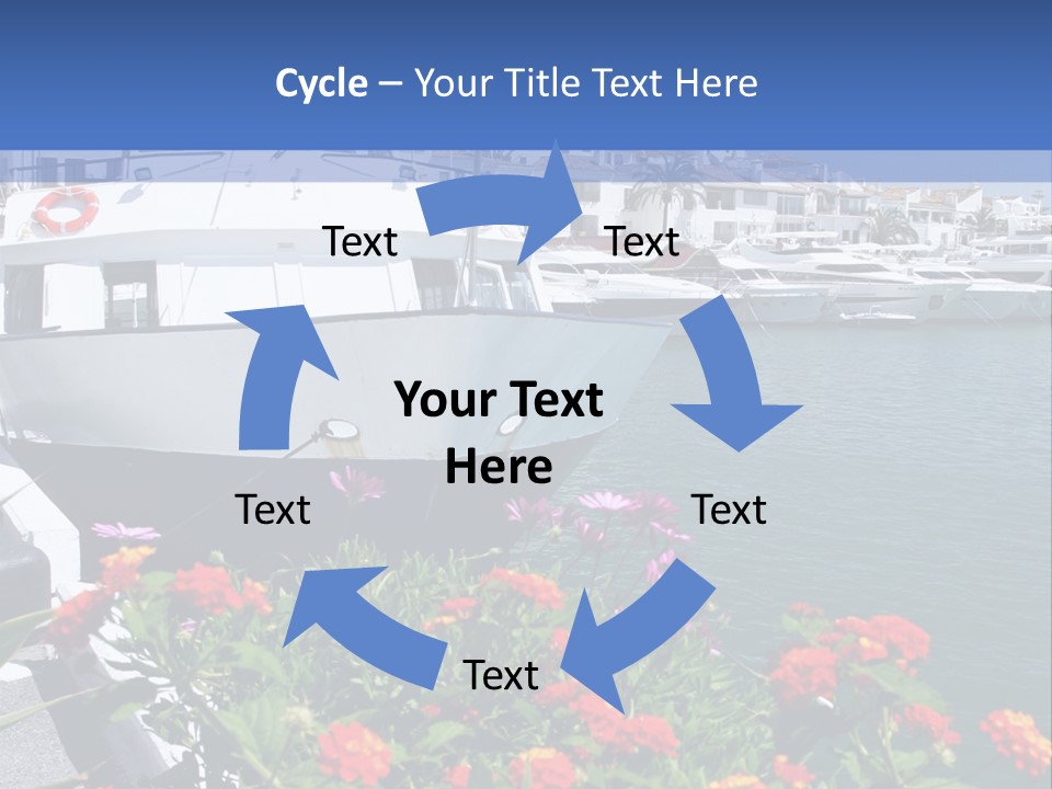 Sun Marina Harbour PowerPoint Template