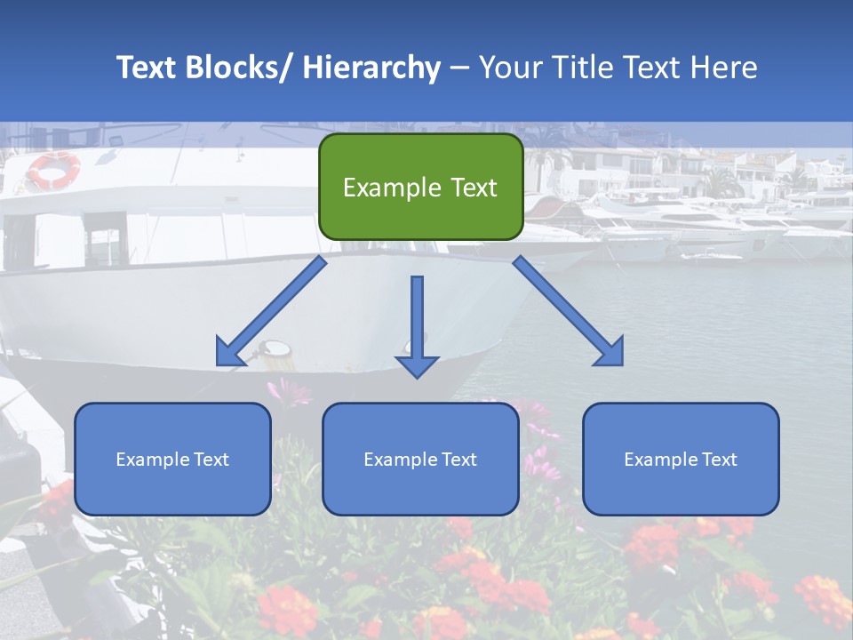 Sun Marina Harbour PowerPoint Template