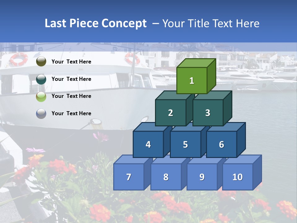 Sun Marina Harbour PowerPoint Template