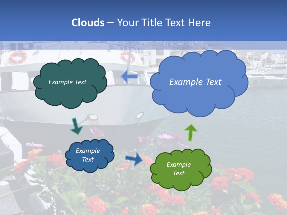 Sun Marina Harbour PowerPoint Template