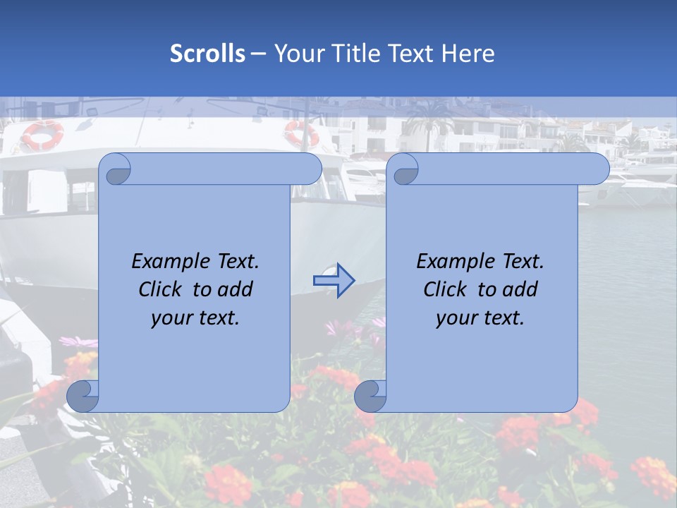 Sun Marina Harbour PowerPoint Template