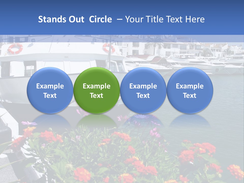 Sun Marina Harbour PowerPoint Template