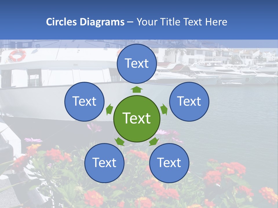 Sun Marina Harbour PowerPoint Template