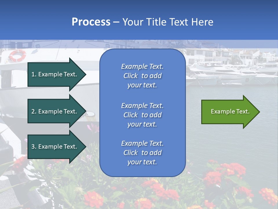 Sun Marina Harbour PowerPoint Template
